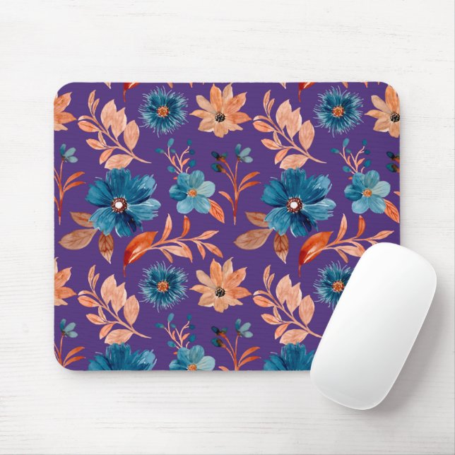 Trendy Pastel Blume Mousepad (Mit Mouse)