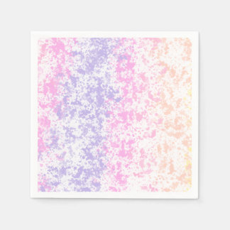 Trendy Pastel Rainbow Spritzer Serviette