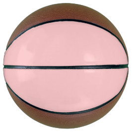 Trendy Pastel Rose Solid Color Basketball