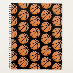 Trendy Pattern Basketball-Spieler und Trainer schw Planer