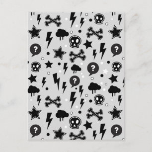Trendy Pattern Postkarte
