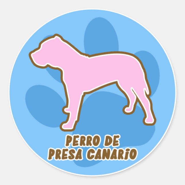 Trendy Perro de Presa Canario Stickers (Vorderseite)