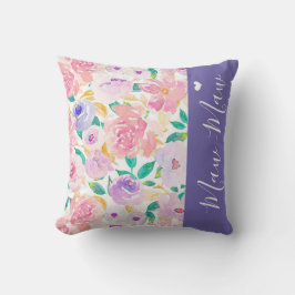 Trendy Personalisiert Floral Kissen