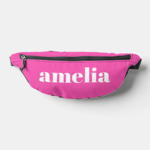 Trendy Personalisiert Hot Pink Bauchtasche