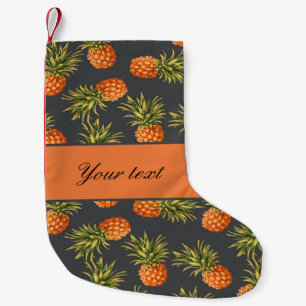 Trendy personalisierte Ananas Kleiner Weihnachtsstrumpf