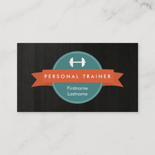 Trendy persönliche visitenkarte (Vorderseite)