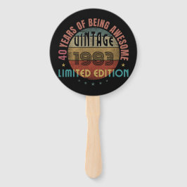 TRENDY PHANTASTISCHEN JAHR GEBURTSTAG GESCHENKE FÄCHER