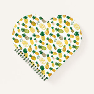 Trendy Pineappel Pattern Notizbuch