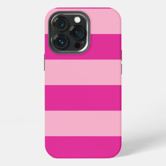Trendy Pink Cabana Stripe Tough Case iPhone 13 Pro Hülle
