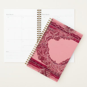 Trendy Pink Cranberry Kunst Planer
