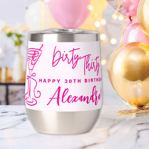 Trendy Pink Dirty 30. Geburtstag