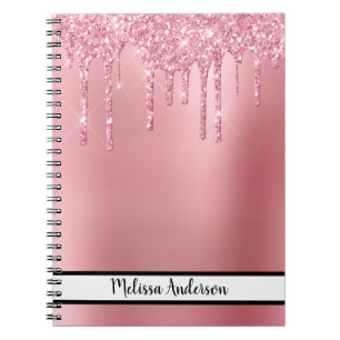 Trendy Pink Driving Glitzer Notizblock
