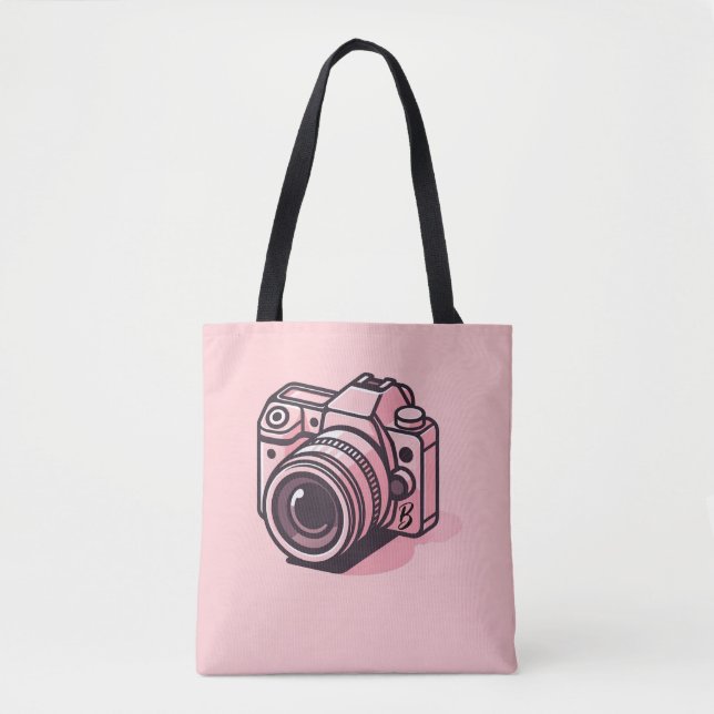 Trendy Pink DSLR-Kamera Fotografie Personalisiert (Vorderseite)