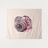 Trendy Pink DSLR-Kamera Fotografie Personalisiert
