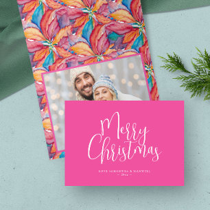 Trendy Pink Frohe Weihnachten