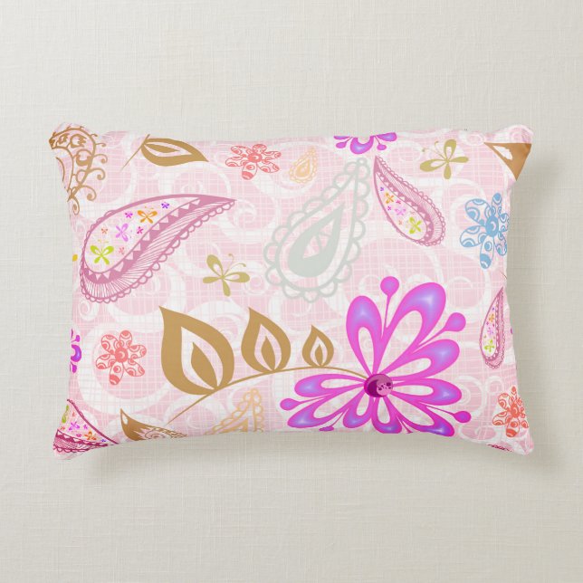Trendy Pink Pillow Dekokissen (Vorderseite)