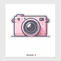 Trendy Pink Snapshot Fotokamera Fotografie