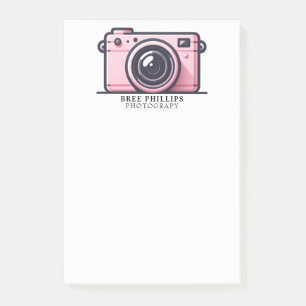 Trendy Pink Snapshot-Shoot-Kamera Fotografie  Post-it Klebezettel