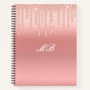 Trendy Pink Spiral Notebook Notizbuch