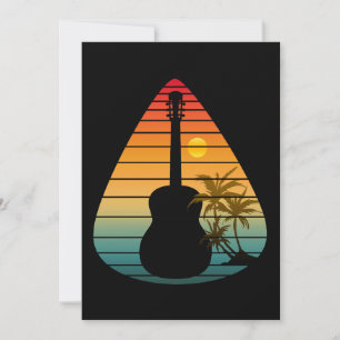 TRENDY PLEKTRUM SUNSET EINLADUNG