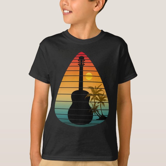 TRENDY PLEKTRUM SUNSET T-Shirt (Vorderseite)