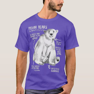Trendy Polar Bear Facts T-Shirt