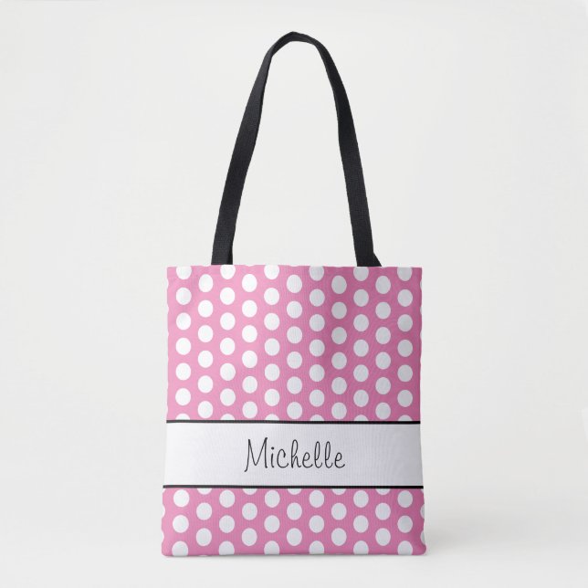 Trendy Polka Dots Pattern Girly Pink (Vorderseite)