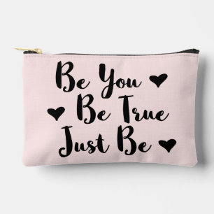 Trendy positives Zitat, um Sie selbst zu sein Zubehörtasche