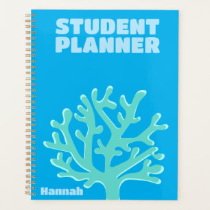 Trendy Preppy Blue Beach Planer