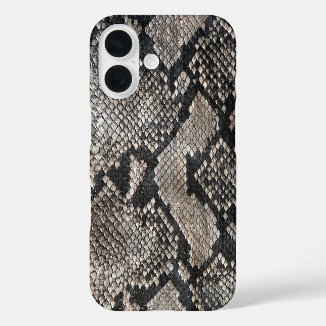 Trendy Python Snake Skin - Rich Elegant Fashion Case-Mate iPhone Hülle (Rückseite)
