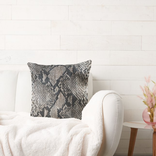 Trendy Python Snake Skin - Rich Elegant Fashion Kissen (Liege)