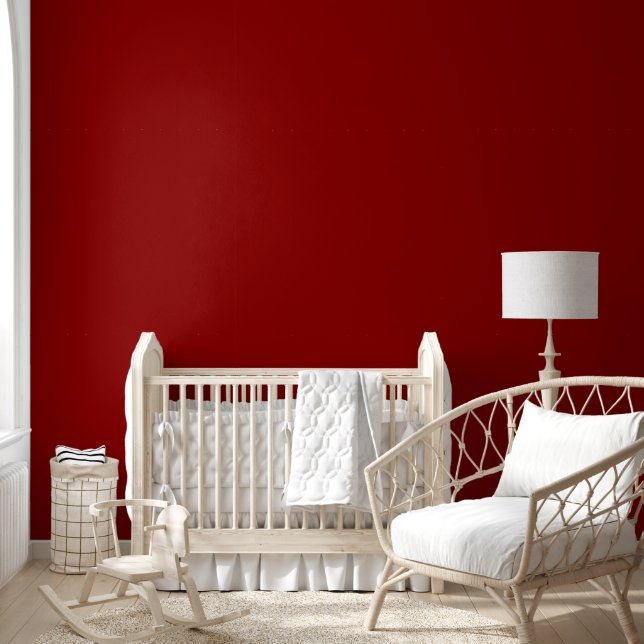 Trendy Red Velvet Solid Color | elegant Tapete (Kinder)