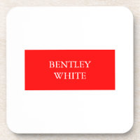Trendy Red White Stilvoll Einfach Schlicht Ihren N