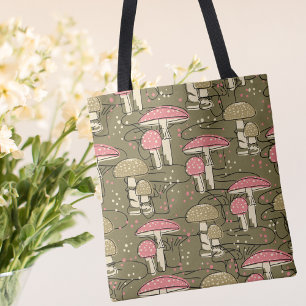 Trendy Retro Boho Magic Mushroom