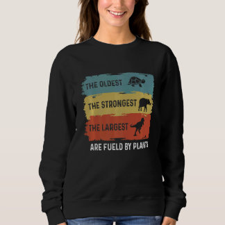 Trendy Retro Hipster Vegan gesunde Pflanze Sweatshirt