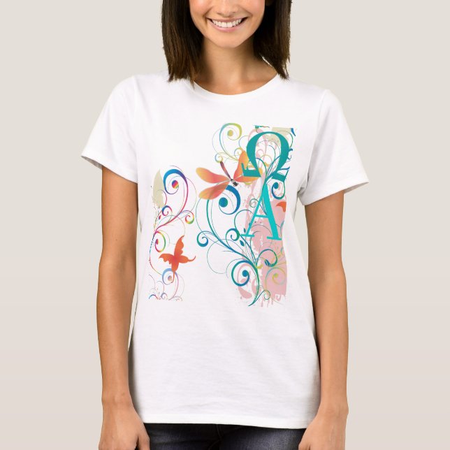 Trendy retro T - Shirt nach Ihrer Eile. (Vorderseite)