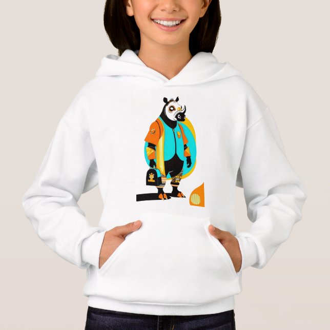 Trendy Rhinos Hoodie (Vorderseite)