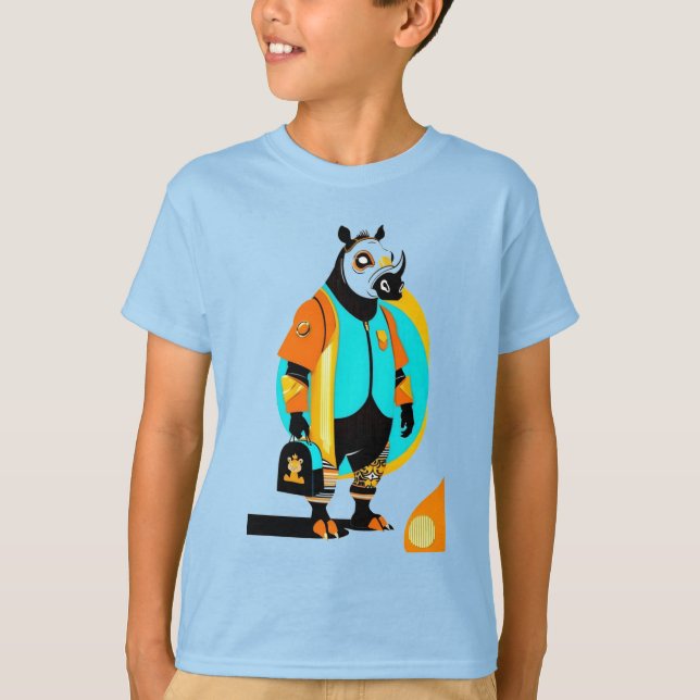 Trendy Rhinos T-Shirt (Vorderseite)