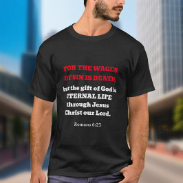 Trendy Romans 6:23 Evangelische Schrift Christlich T-Shirt
