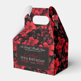 Trendy Rose Birthday Gefallen Box für Pastel Gebur Geschenkschachtel