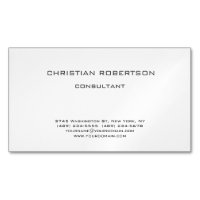 Trendy Schwarz-weiße Beruflich-Chic-Visitenkarte