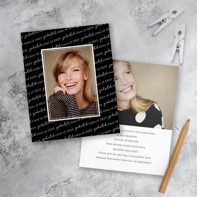 Trendy Script Foto Abschluss (Von Creator hochgeladen)