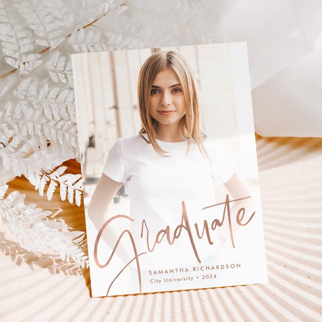 Trendy Script Overlay | Zwei Foto Abschluss Ankündigung (Von Creator hochgeladen)