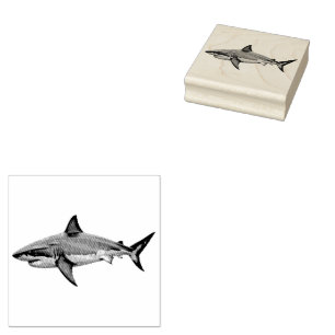 Trendy Shark Gummistempel