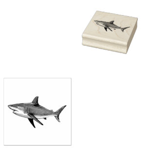 Trendy Shark Gummistempel