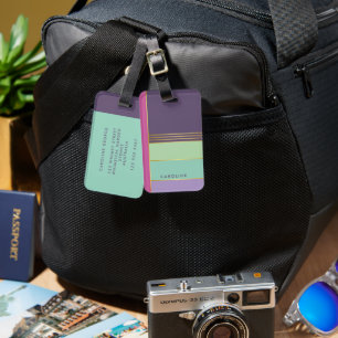 Trendy Simple Chic Stylish Girly Gepäckanhänger