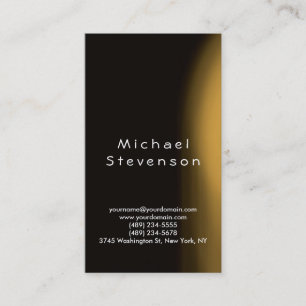 Trendy Simple Schlicht Business Card Visitenkarte