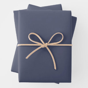 Trendy Slate Blue Gray - Wrapping Paper Sheets Set Geschenkpapier Set