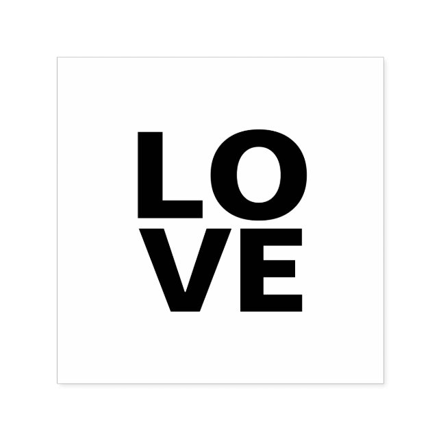 Trendy Slate Gray Background Liebe Wedding Permastempel (Design)