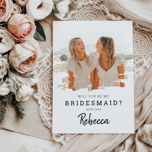 Trendy Smudge Foto Werden Sie meine Bridesmaid s